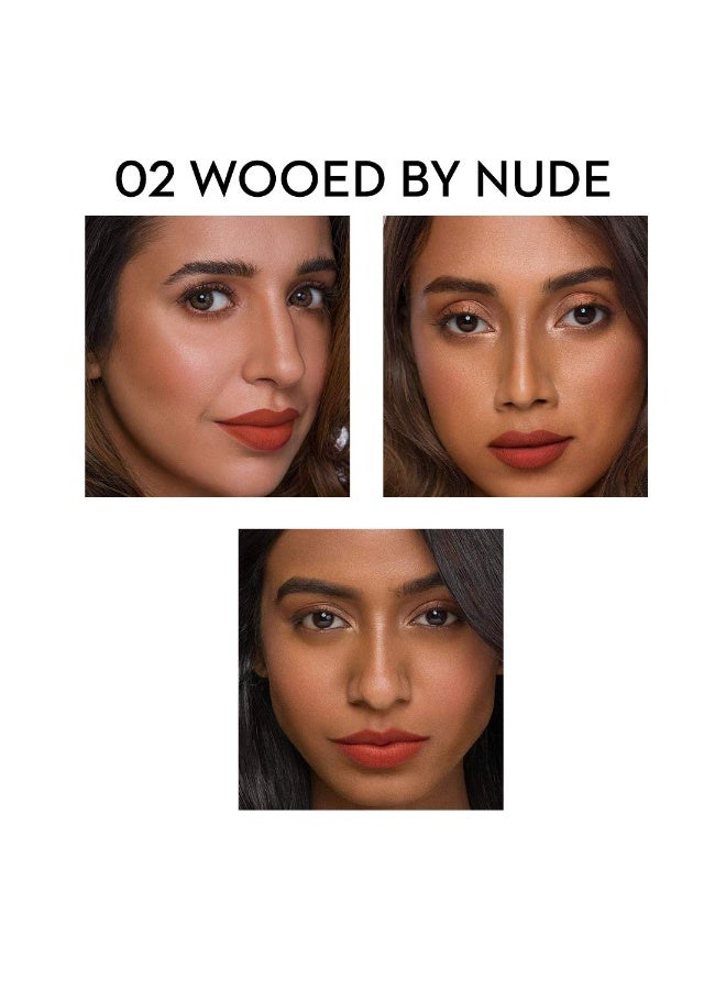 شوجار قلم تحديد الشفاه مات من SUGAR Cosmetics Lipping On The Edge | يدوم حتى 10 ساعات | مقاوم للماء | 1.2 جرام - 02 Wooed By Nude (لون خوخي طبيعي) - Image 4